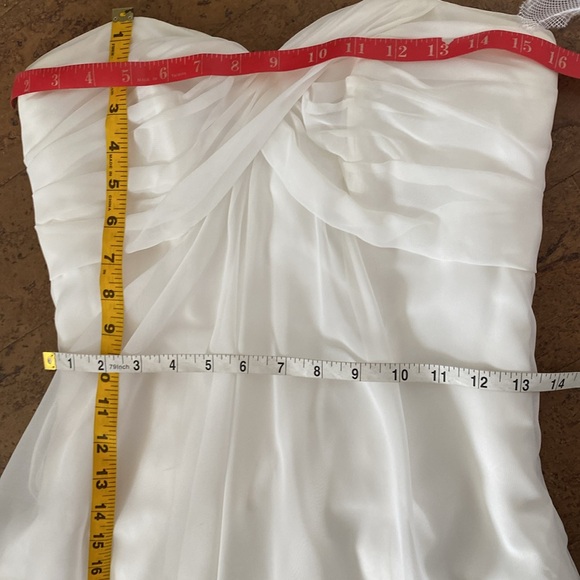 Strapless Wedding/Prom gown! Impression Bridal ivory colour! Overlay! Size 6 - Picture 8 of 12